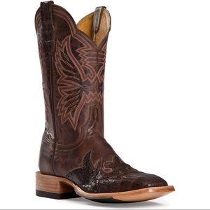 Handmade Cinch Caiman Boots. SZ 9D